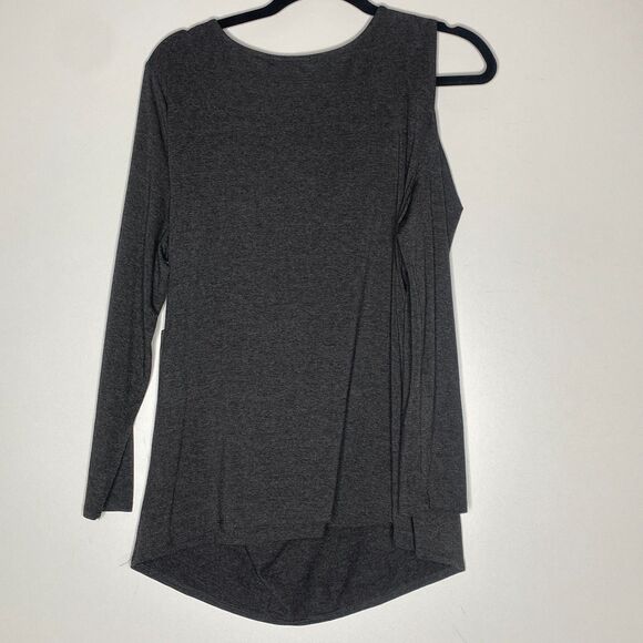 New Vince Camuto Asymmetrical Cold-Shoulder Ruched Top Women's Plus Size 1X - Picture 8 of 9